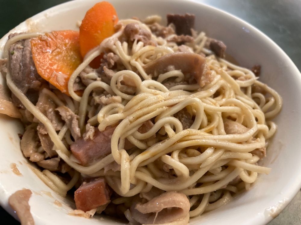 Food from Mongolian Grill