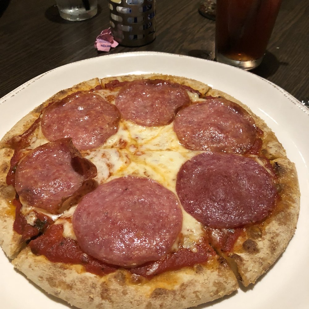 SweetFire Kitchen - Salami pizza - New American Near Me - San Antonio, Texas SweetFire Kitchen - Salami pizza - New American Near Me - San Antonio, Texas