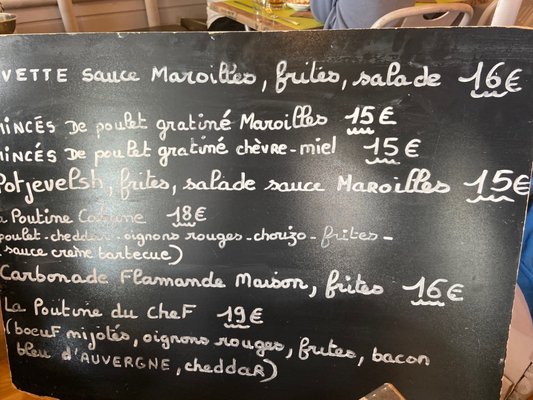 Menu photo 2 La Cabane Boulogne-sur-Mer, 62