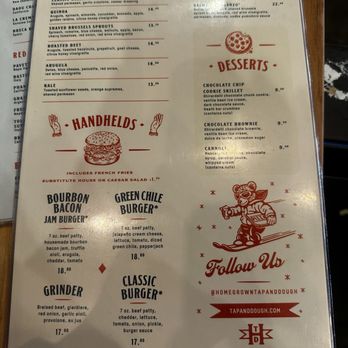 Homegrown Tap & Dough - Salads, Handhelds and Desserts - Pizza Near Me - Arvada, Colorado Homegrown Tap & Dough - Salads, Handhelds and Desserts - Pizza Near Me - Arvada, Colorado