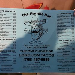 Handle Bar - Menu
