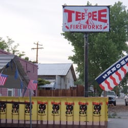 Teepee Fireworks - Look for the Teepee Sign! Great selection and best deals!