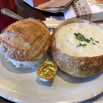 Boudin SF - Nice, warm-served Clam Chowder in a Bread Bowl - Bakeries Near Me - Vacaville, California Boudin SF - Nice, warm-served Clam Chowder in a Bread Bowl - Bakeries Near Me - Vacaville, California