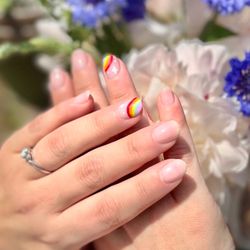 K Nails & Spa - Rainbow nails