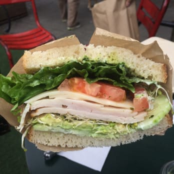 Hazel's Kitchen - Turkey pesto with alfalfa sprouts, tomato and avo - Sandwiches Near Me - San Francisco, California Hazel's Kitchen - Turkey pesto with alfalfa sprouts, tomato and avo - Sandwiches Near Me - San Francisco, California