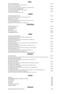 Menu photo 1 Mint Place Vietnamese Restaurant Chermside West, QLD Menu photo 1 Mint Place Vietnamese Restaurant Chermside West, QLD