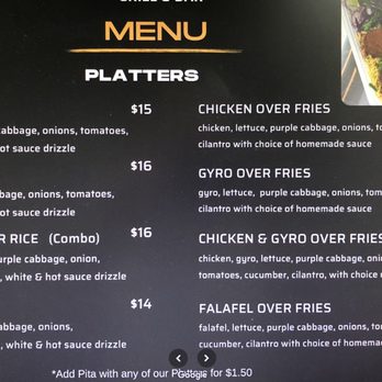 White Sauce Grill & Bar - Menu - Salad Near Me - Chapel Hill, North Carolina White Sauce Grill & Bar - Menu - Salad Near Me - Chapel Hill, North Carolina