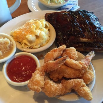 Cheddar's Scratch Kitchen - Ribs, Mac n cheese, coleslaw and fried shrimp - American Near Me - Tulsa, Oklahoma