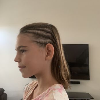 Luxe Salon and Spa - Side braids for my 10year old with straight, fine hair. - Hair Salons Near Me - Gilbert, Arizona