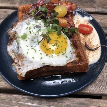 Outro - Maple bacon waffle - Cafes Near Me - New York, New York Outro - Maple bacon waffle - Cafes Near Me - New York, New York