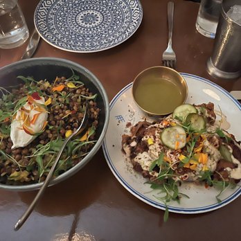 Byblos Miami - Persian kale rice and Middle Eastern chicken - Mediterranean Near Me - Miami Beach, Florida