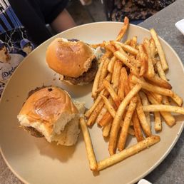Kids sliders we asked for American cheese that came with cheddar as our server Julie did not put in the request Kids sliders we asked for American cheese that came with cheddar as our server Julie did not put in the request