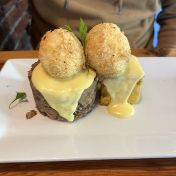 Sassafras American Eatery, Highlands - Bison Hash & Chicken Fried Eggs - Cajun/Creole Near Me - Denver, Colorado
