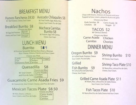 Menu photo 6 La Parrilla Kitchen Beaverton, OR