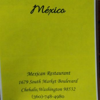 El Sabor De Mexico - Mexican Near Me - Chehalis, Washington