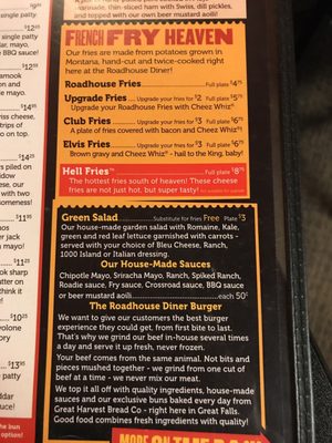 Menu photo 5 Roadhouse Diner Great Falls, MT Menu photo 5 Roadhouse Diner Great Falls, MT