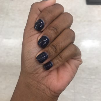 File + Style - Midnight blue with sparkles. Satisfied - Nail Salons Near Me - Oakland, California File + Style - Midnight blue with sparkles. Satisfied - Nail Salons Near Me - Oakland, California
