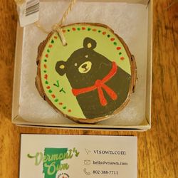 Vermont's Own Gifts & Goods - Local Artist-Linda of Linda's Littles-woodland themed ornaments-12/2024