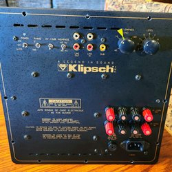 Interwest Electronics - Klipsch KSW 200 subwoofer amplifier plate