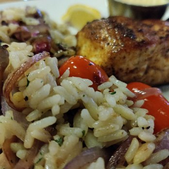 Tricky Fish - Red fish with orzo - Seafood Near Me - Frisco, Texas Tricky Fish - Red fish with orzo - Seafood Near Me - Frisco, Texas