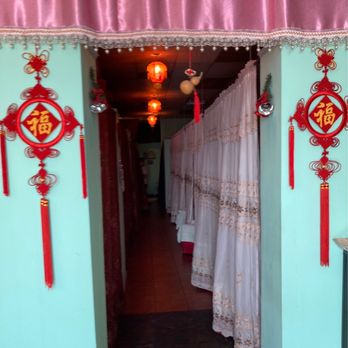 Rose Massage - Entrance to curtained rooms. - Massage Near Me - Long Beach, California Rose Massage - Entrance to curtained rooms. - Massage Near Me - Long Beach, California