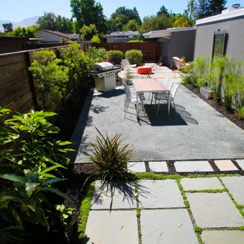 Bountiful Botanicals, Inc. - Large outdoor rooms can be created by mixing the hardscape materials - Landscaping Near Me - Oakland, California Bountiful Botanicals, Inc. - Large outdoor rooms can be created by mixing the hardscape materials - Landscaping Near Me - Oakland, California