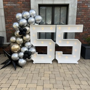 Fancy Chancey Events - Marquee lighting and balloons for entrance - Balloon Services Near Me Fancy Chancey Events - Marquee lighting and balloons for entrance - Balloon Services Near Me