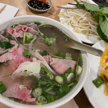 Pho Pasteur - Tai Gau #20 Beef Pho w/ rare steak and well-done brisket. - Vietnamese Near Me - Boston, Massachusetts Pho Pasteur - Tai Gau #20 Beef Pho w/ rare steak and well-done brisket. - Vietnamese Near Me - Boston, Massachusetts