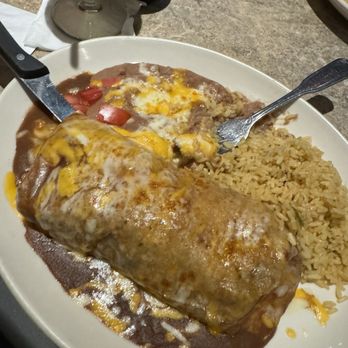 Patron Azteca - My big burrito (steak) - Mexican Near Me - Hollywood, Florida