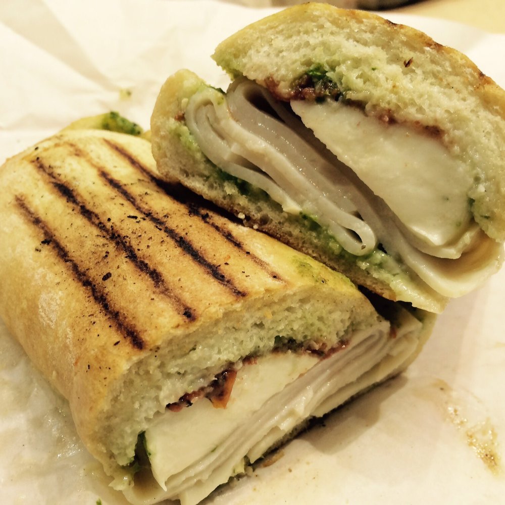Turkey pesto panini Turkey pesto panini