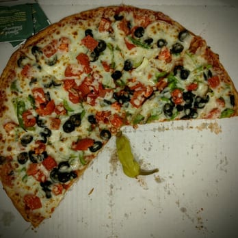 Papa Johns Pizza - Thin Crust Garden Veggie Pizza Yuuuummmm... - Pizza Near Me - Walnut Creek, California Papa Johns Pizza - Thin Crust Garden Veggie Pizza Yuuuummmm... - Pizza Near Me - Walnut Creek, California