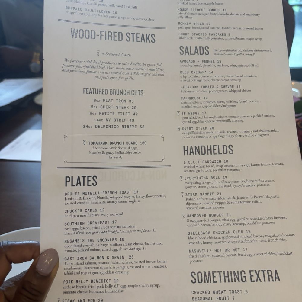 Steelbach - Menu - New American Near Me - Tampa, Florida Steelbach - Menu - New American Near Me - Tampa, Florida