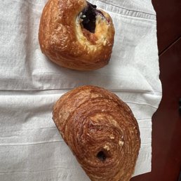 Chocolate Croissant and Cheese Danish