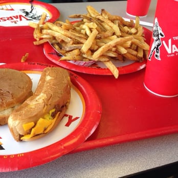 The Varsity - Cheeseburger and chili-cheese dog - Burgers Near Me - Atlanta, Georgia