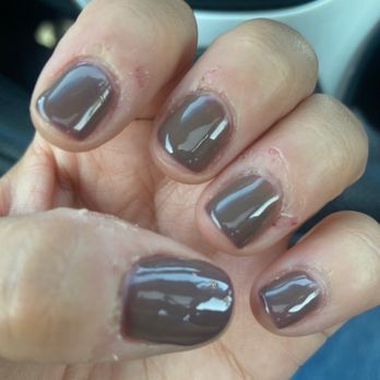 Topline Nails and Lashes - No work done around my nails, look at all the dead skin they ignored. - Nail Salons Near Me - Pico Rivera, California Topline Nails and Lashes - No work done around my nails, look at all the dead skin they ignored. - Nail Salons Near Me - Pico Rivera, California