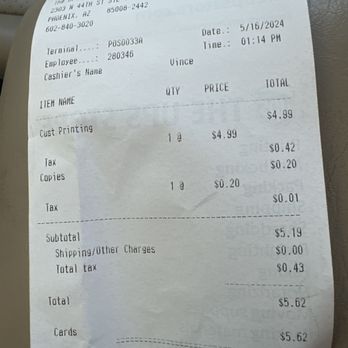 The UPS Store - Bull$&&@ pricing - Shipping Centers Near Me - Phoenix, Arizona