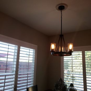 Volt Tech Electric - Ben also patched the holes in the ceiling left from the previous light fixture - Electricians Near Me Volt Tech Electric - Ben also patched the holes in the ceiling left from the previous light fixture - Electricians Near Me