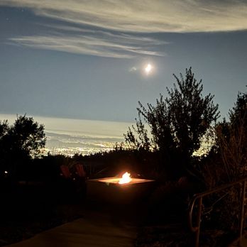 SkyPark Camp + RV Resort - They will light up the fire pits at night for the guest to use for smores or to just simply hang out. - RV Parks Near Me - Skyforest, California SkyPark Camp + RV Resort - They will light up the fire pits at night for the guest to use for smores or to just simply hang out. - RV Parks Near Me - Skyforest, California