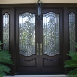 Celinder's Glass Design - Entry glass is our specialty. We work with door companies to create a beautiful welcome in your home