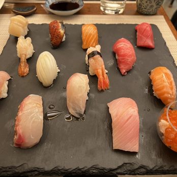 Cafe Ile - Sushi Combo C (Signature). 14 sushi and shrimp tempura roll not shown - Sushi Bars Near Me - McLean, Virginia Cafe Ile - Sushi Combo C (Signature). 14 sushi and shrimp tempura roll not shown - Sushi Bars Near Me - McLean, Virginia
