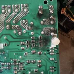 Wall Lake Hardware - Scorched control board.
