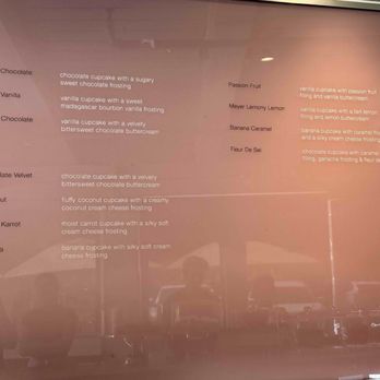 Kara's Cupcakes - Cupcake flavor menu - Cupcakes Near Me - Palo Alto, California