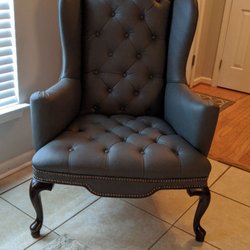Fibrenew Gastonia - Recovered 1940's chair.