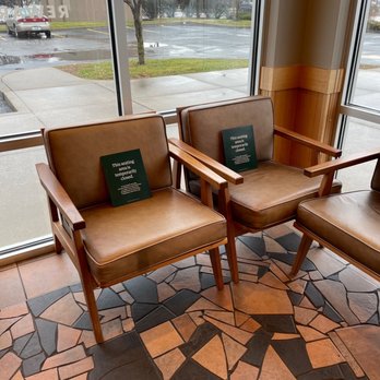 Starbucks - three chairs in front of a large window - Coffee & Tea Near Me - Louisville, Kentucky