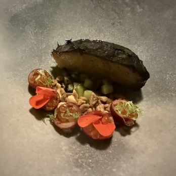 Meteora - course 3 of 7: burnt murasaki yam - New American Near Me - Los Angeles, California