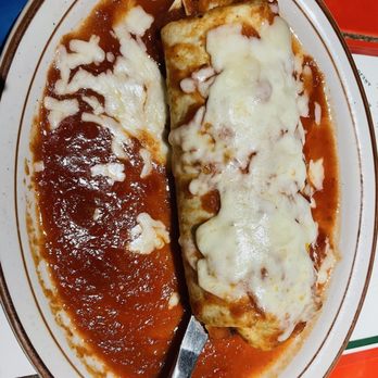 El Rancho Grande - Bean burrito with ranchera sauce - Mexican Near Me - Tulsa, Oklahoma El Rancho Grande - Bean burrito with ranchera sauce - Mexican Near Me - Tulsa, Oklahoma