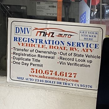 Tracy Test Only - Sign - Smog Check Stations Near Me - Tracy, California