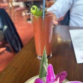 Nara-Ya - Bloody Mary and dashboard hula girl - Sushi Bars Near Me - Washington, DC, District of Columbia