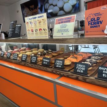 Old Ferry Donut - The selections...tough choices - Donuts Near Me - Buena Park, California