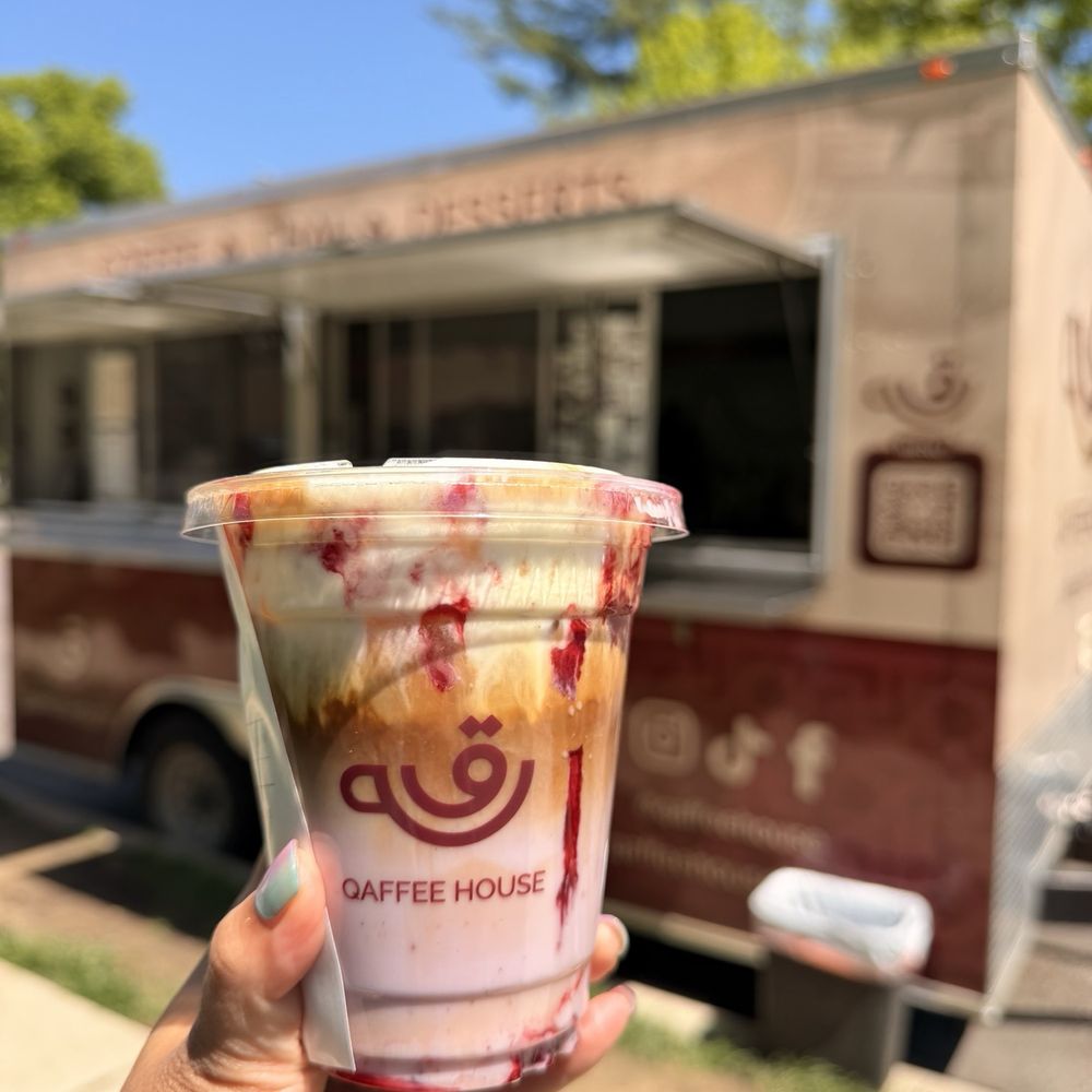 Blueberry Cobble iced latte Blueberry Cobble iced latte